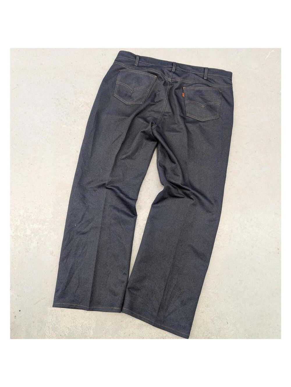 Vintage 70s Levis 520 Orange Tab Talon Zipper pleated pants